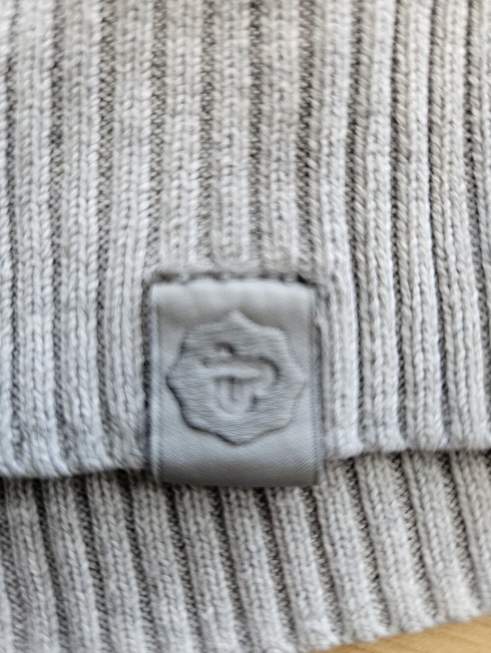 Pact Organic Cotton Classic Knit Gray Hoodie Sz Large Fall Lightweight Neutral - Picture 7 of 13
